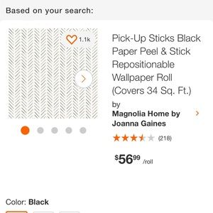 Magnolia Homes peel and stick wallpaper